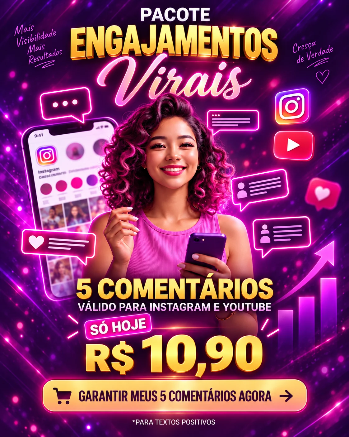 Oferta Comentários Brasileiros EiViralizeii
